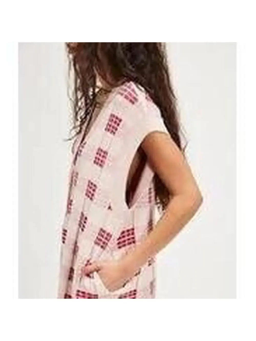 Free People Lewis Plaid Sweater Knit Romper red motif combo SIZE XS #1304